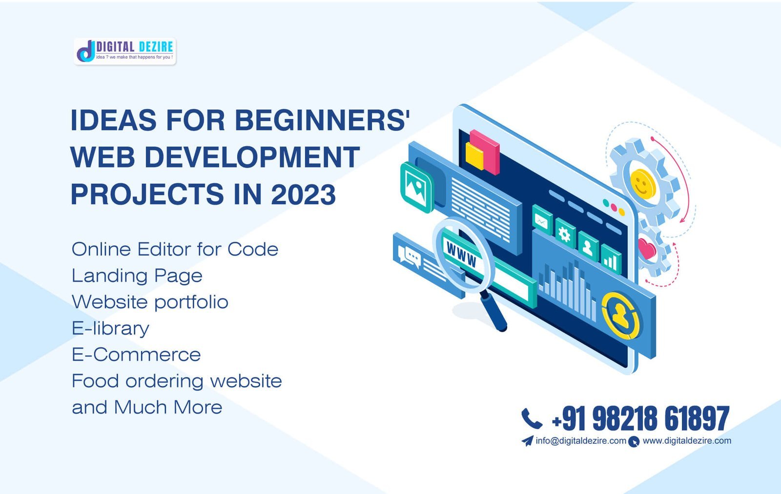 Ideas for beginners' web development projects in 2023
