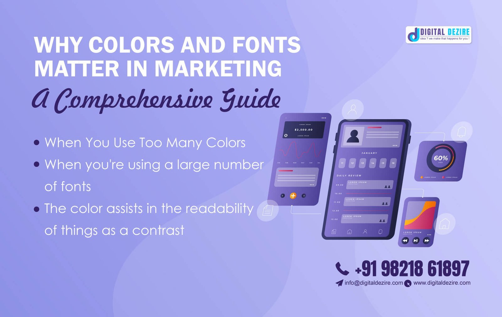 Why Colors and Fonts Matter in Marketing?